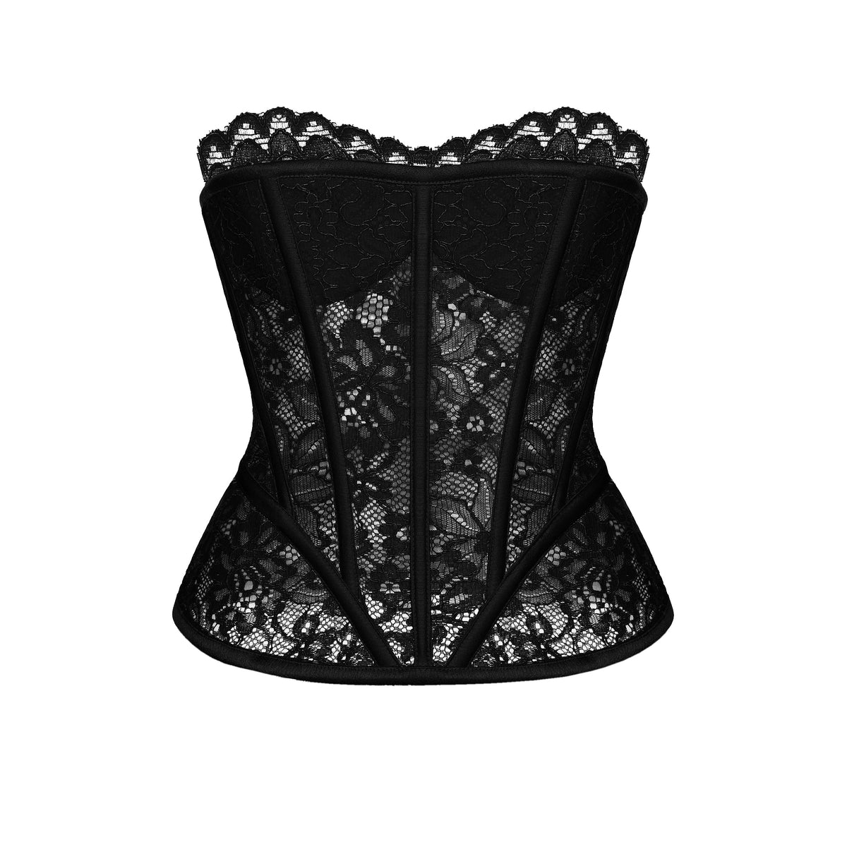 Lace corset top Black RC22F031A010 - buy at the online boutique