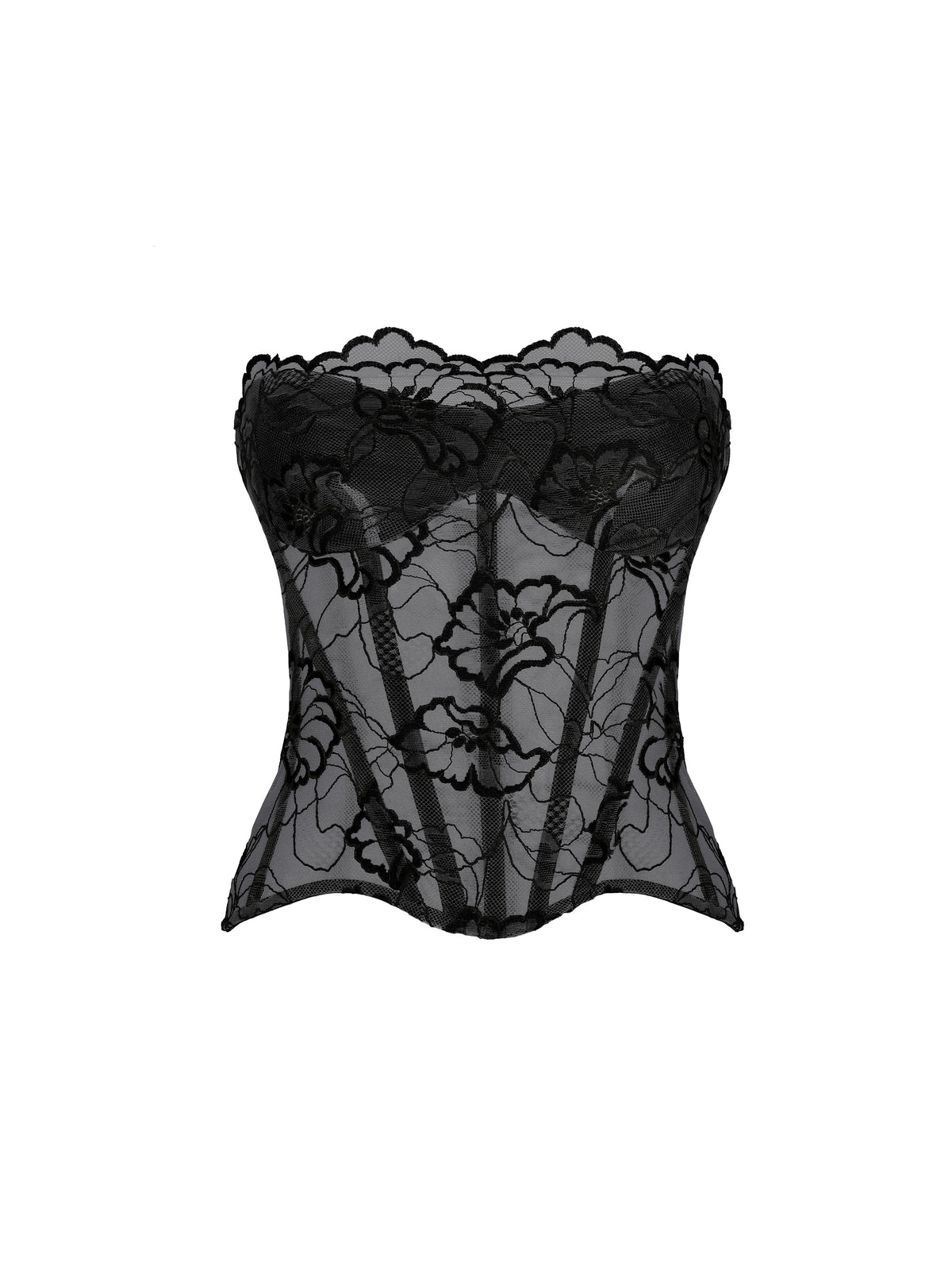 Lace Black Corsets & Bustiers for Women for sale